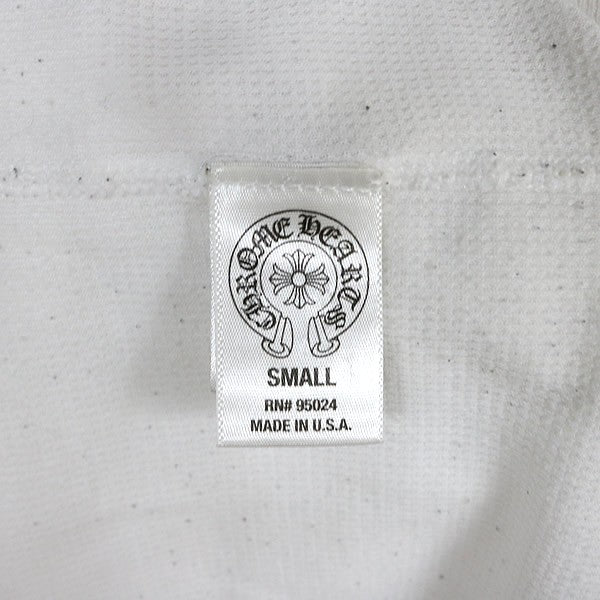 CHROME HEARTS Old Small Cross Thermal Sleeve White Size S