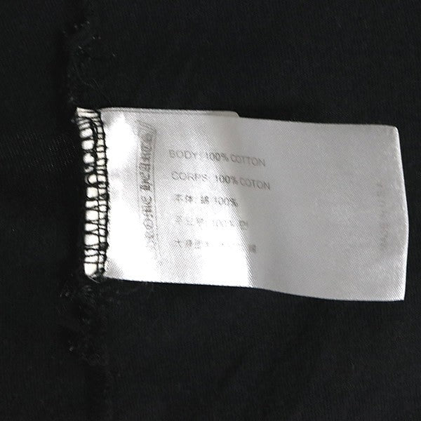 CHROME HEARTS Blue Cemetery Cross T-Shirt Black Size L