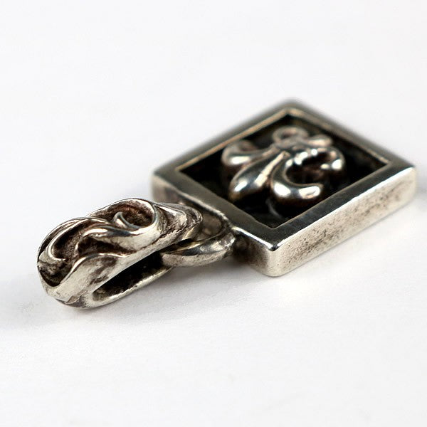 CHROME HEARTS Framed BS Fleur 925 Pendant Size ONE SIZE