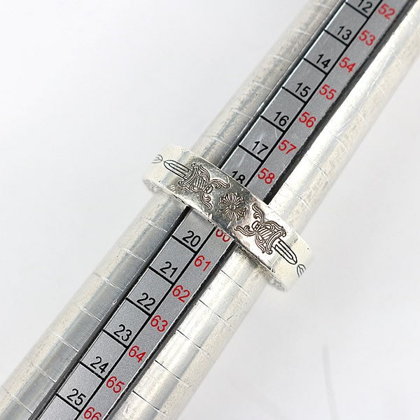 CHROME HEARTS Dagger Plus 6mm Spacer 925 Ring Size ONE SIZE