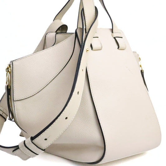 LOEWE Hammock Small Leather Bag Beige Size ONE SIZE