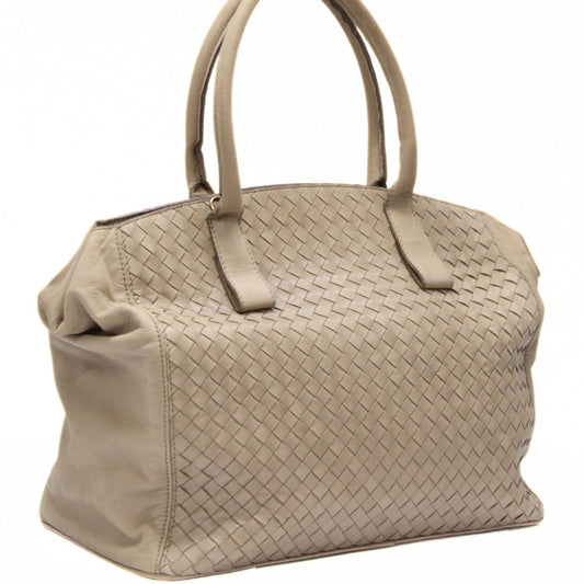 BOTTEGA VENETA Intrecciato Leather Bag Beige Size ONE SIZE