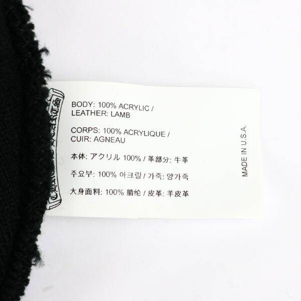 CHROME HEARTS Matty Boy Sex Beanie Black Size ONE SIZE