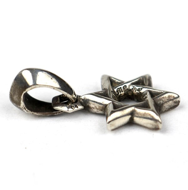 CHROME HEARTS David Star Charm Pendant Silver Size ONE SIZE
