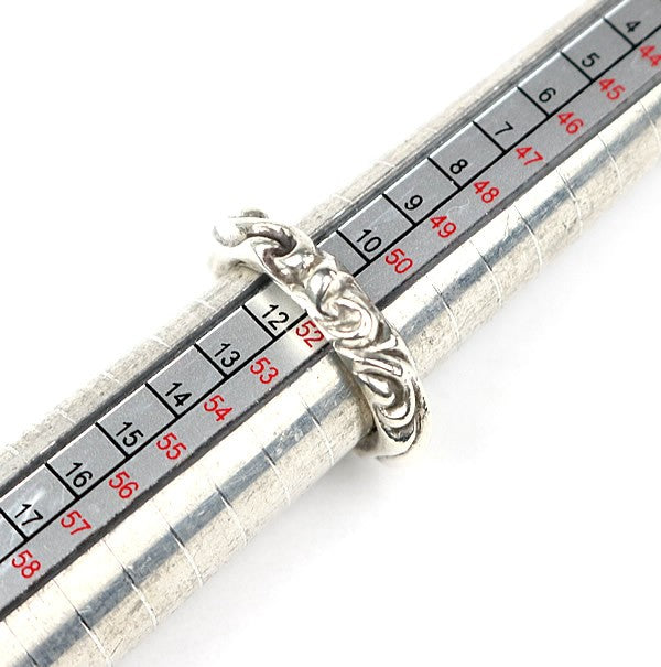 CHROME HEARTS Scroll Band Ring Silver Size ONE SIZE