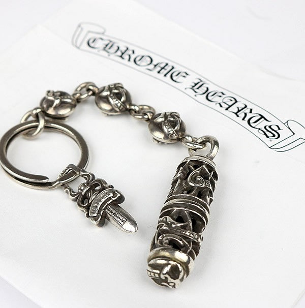 CHROME HEARTS Celtic #5 Dagger SV925 Silver Wallet Size ONE SIZE