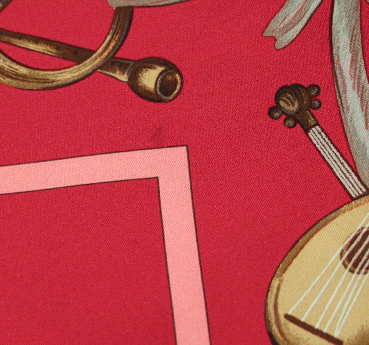 HERMES Carré 90 La Danse Silk Scarf Red Size ONE SIZE