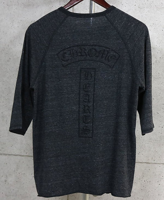 CHROME HEARTS TBAR Star Raglan T-Shirt Poly Blend Size L
