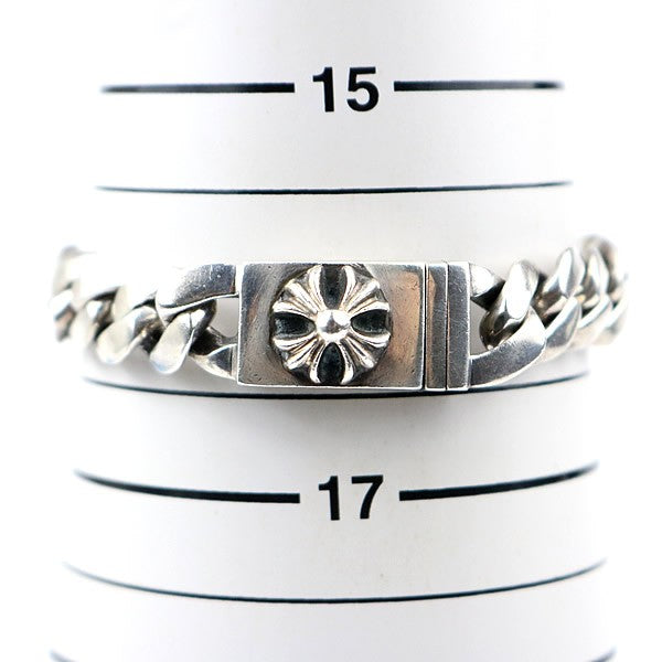 CHROME HEARTS CHX Mini ID Silver Bracelet Size ONE SIZE