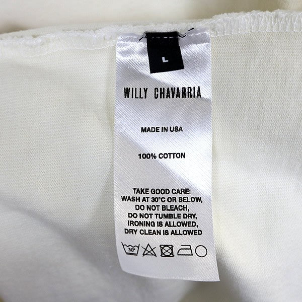 WILLY CHAVARRIA FASHION SERVICES T-Shirt White Size L