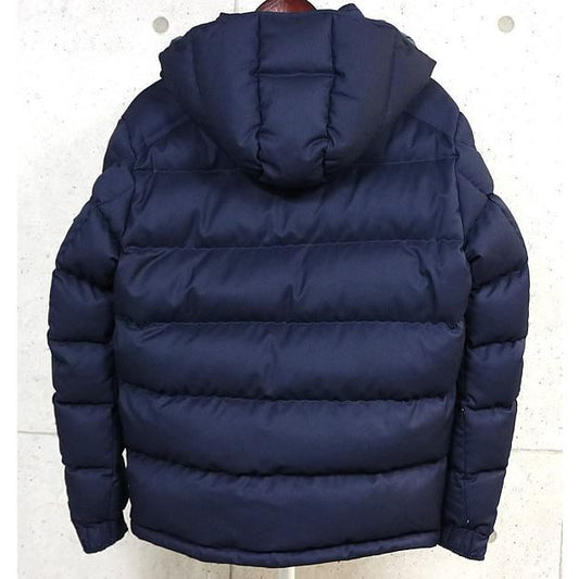 Moncler Montgenevre Wool Down Jacket Navy Size 4