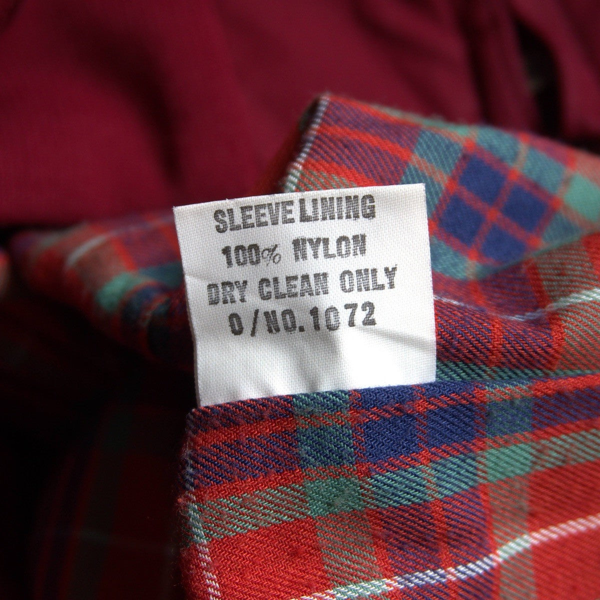 BARACUTA 90s G9 Harrington Jacket Bordeaux Red Size XS
