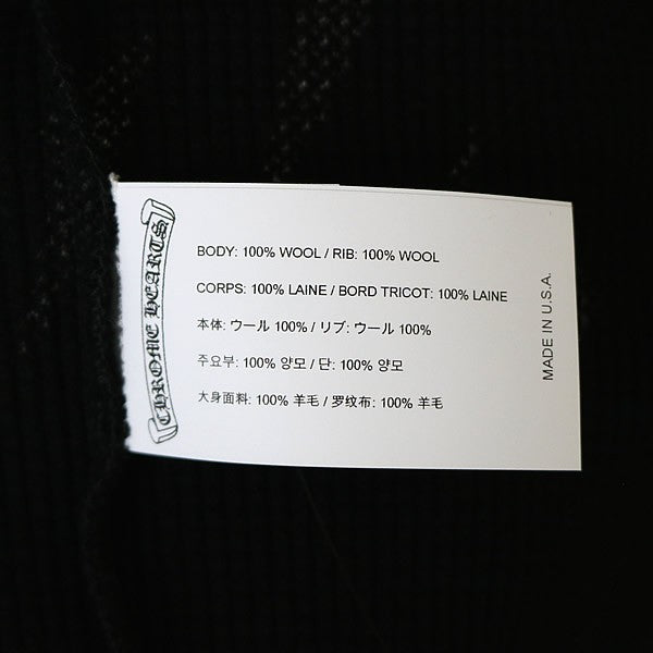 CHROME HEARTS CH Embroidery Cross Ball T-Shirt Black Size M