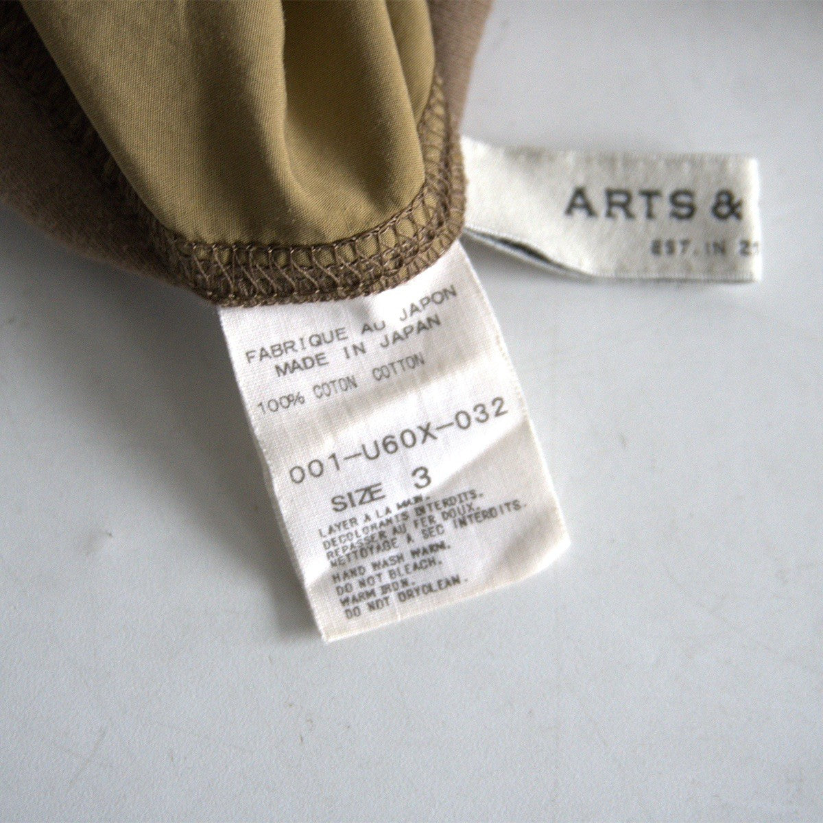 Arts & Science LONG SLEEVE SHIRTS Green Size 3