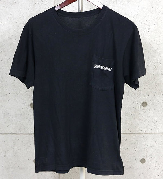 CHROME HEARTS Arch Logo Pocket Print T-Shirt Black Size M