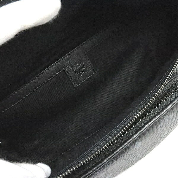 MCM Leather Body Bag Black Size ONE SIZE
