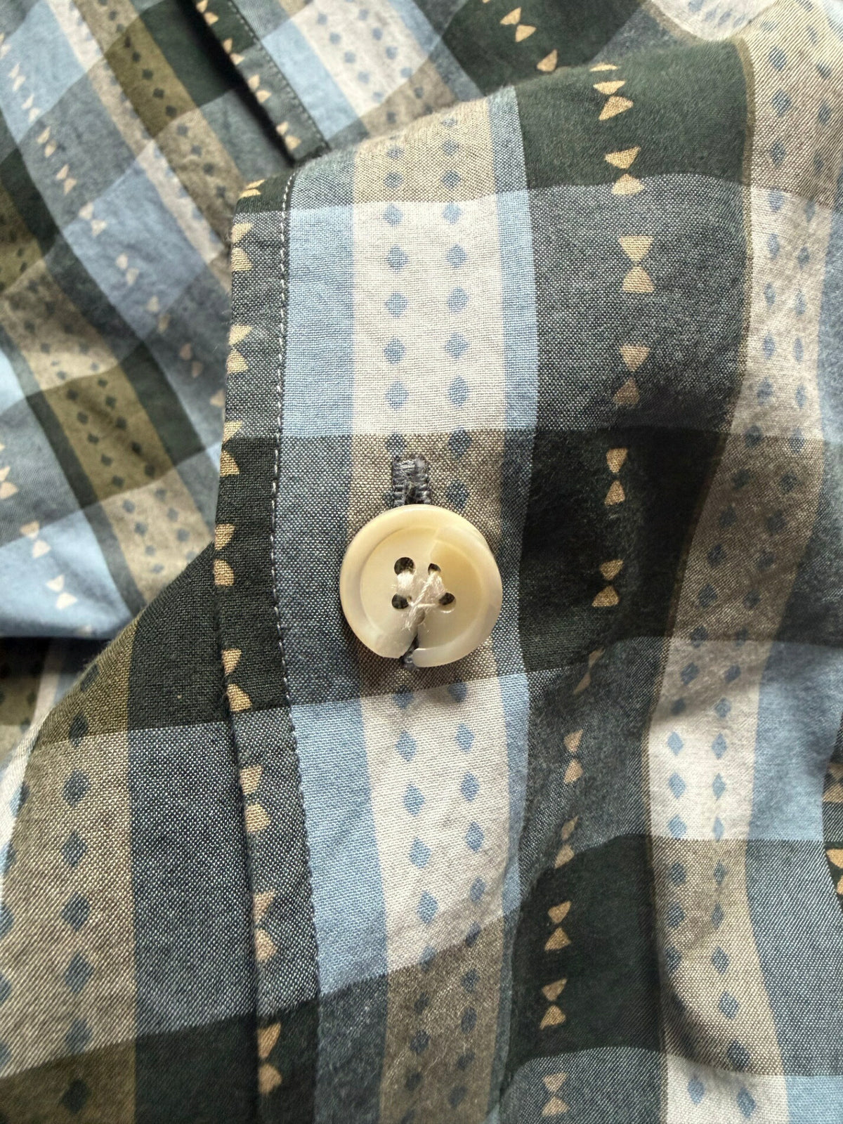 Comme des Garcons 01 Y2K short-sleeve plaid shirt Size L