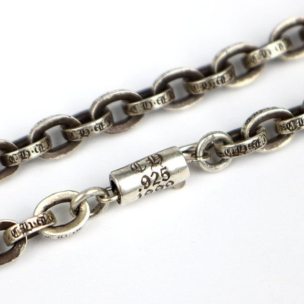 CHROME HEARTS Paper Chain 24in Necklace Silver Size ONE SIZE