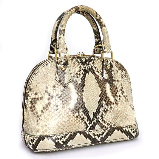 Louis Vuitton Alma BB Python 2-Way Bag Naturel Size ONE SIZE