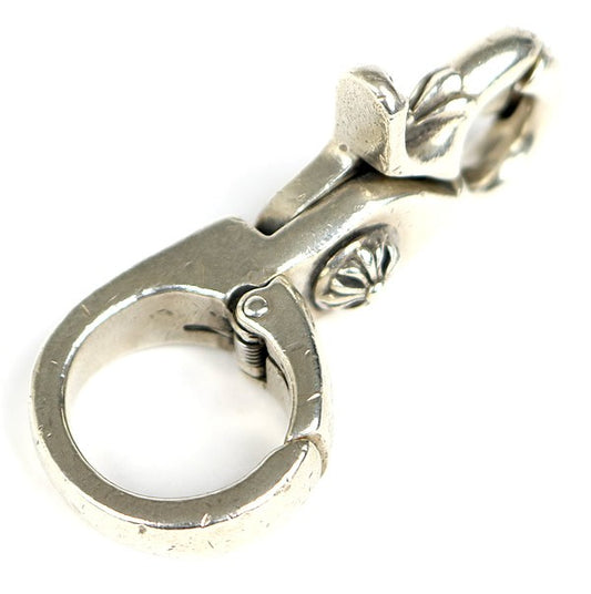 CHROME HEARTS Quick Clip Cross Ball Key Chain Wallet Size ONE SIZE