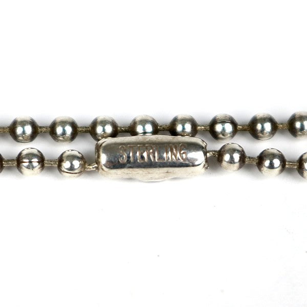 CHROME HEARTS Ball Chain Necklace Silver 925 Size ONE SIZE