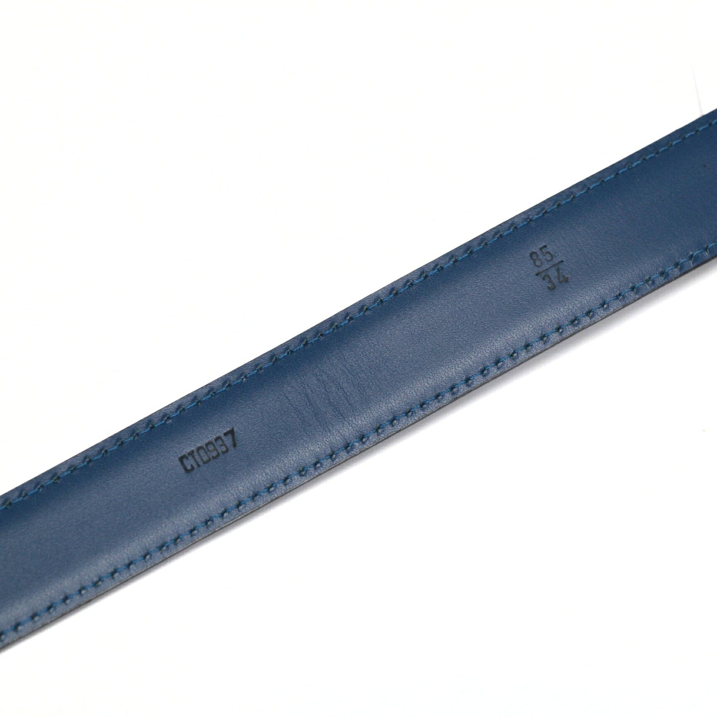LOUIS VUITTON Ceinture Classic Epi Blue Belt Size ONE SIZE