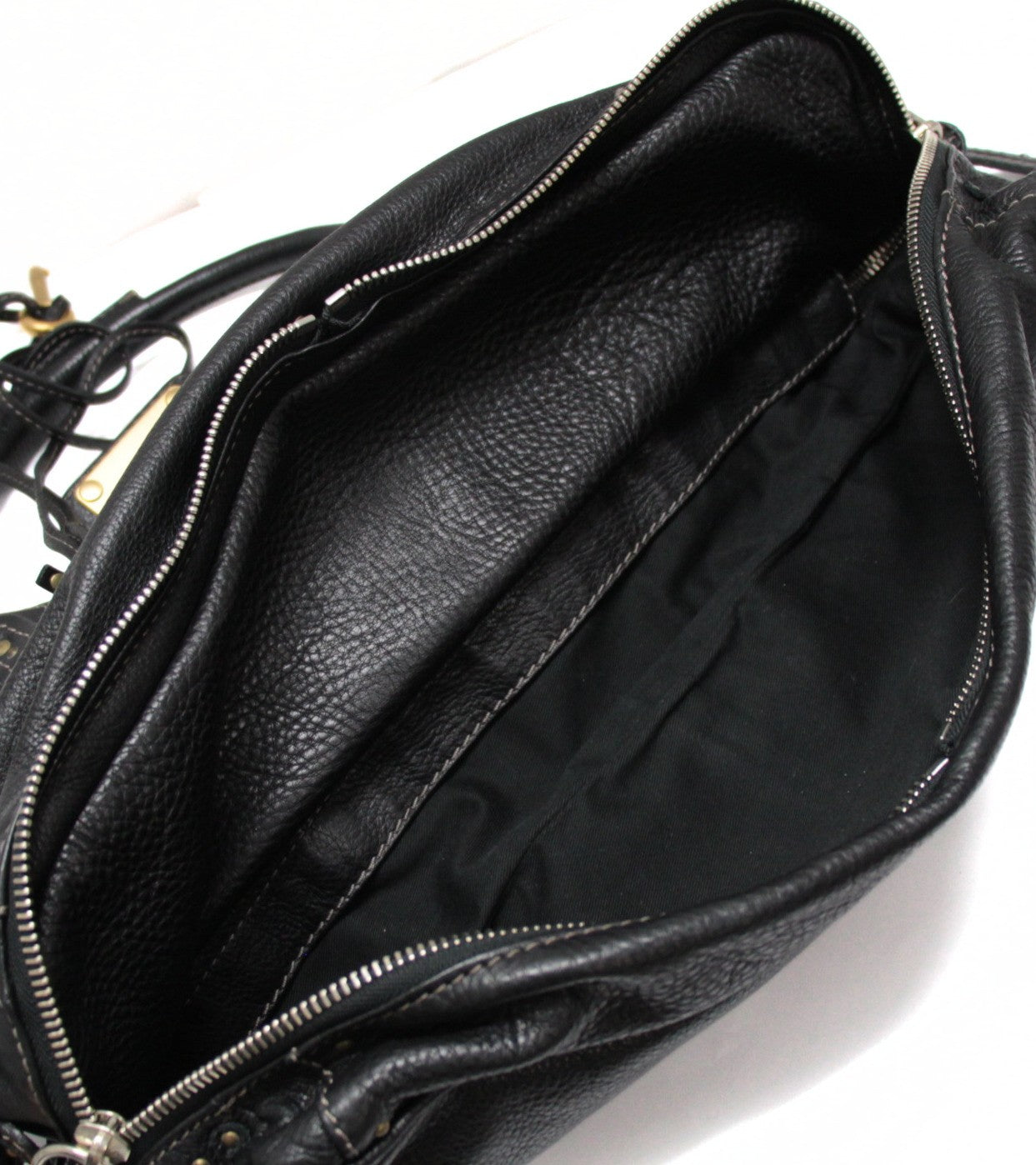 Chloe Paddington Large Leather Handbag Black Size ONE SIZE