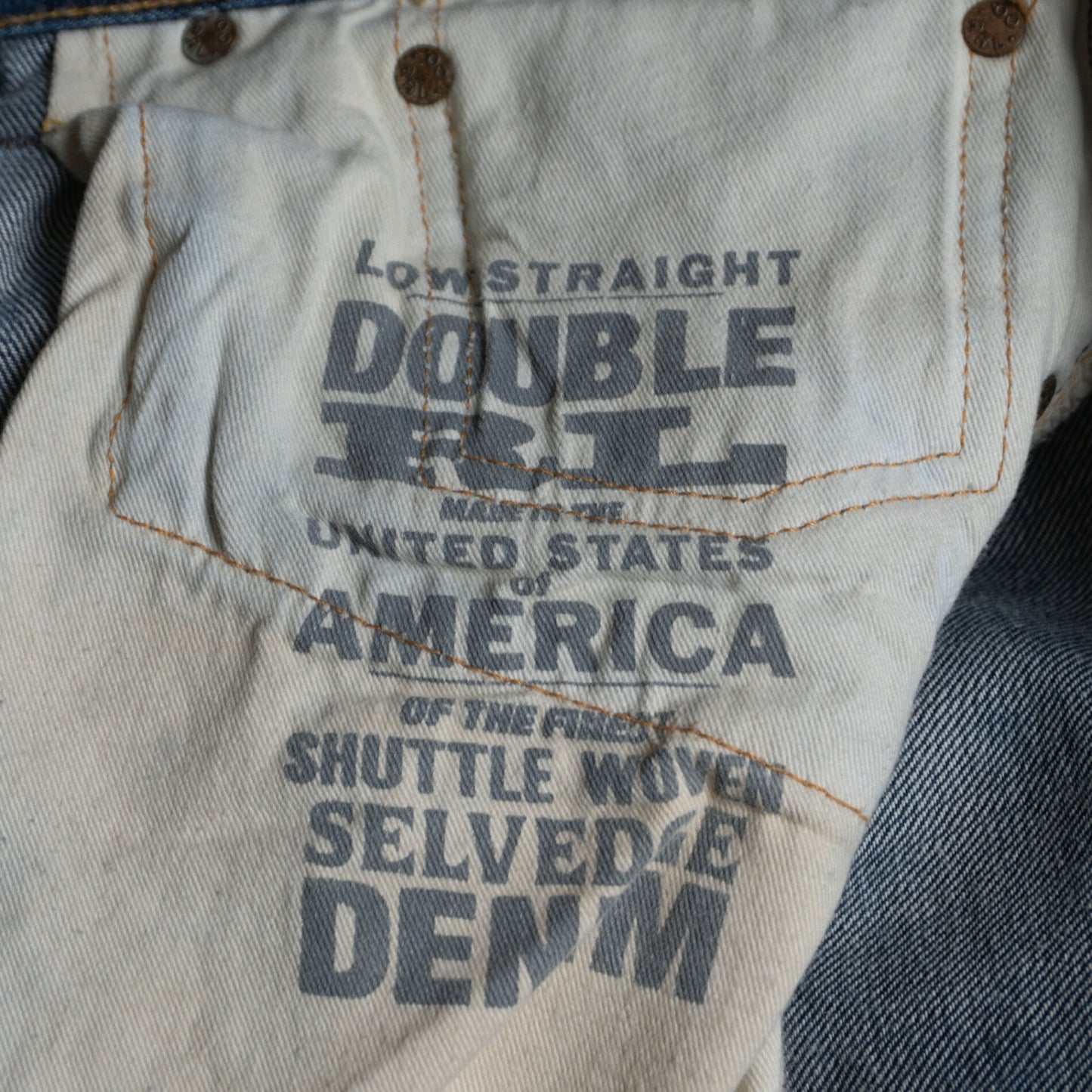 RRL x MIDLAND WASH LOW-STRAIGHT JEANS MIDLAND WASH LOW-STRAIGHT JEANS Size 36×32