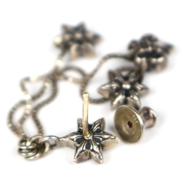 CHROME HEARTS JOJO Star BS Silver Earrings Size ONE SIZE
