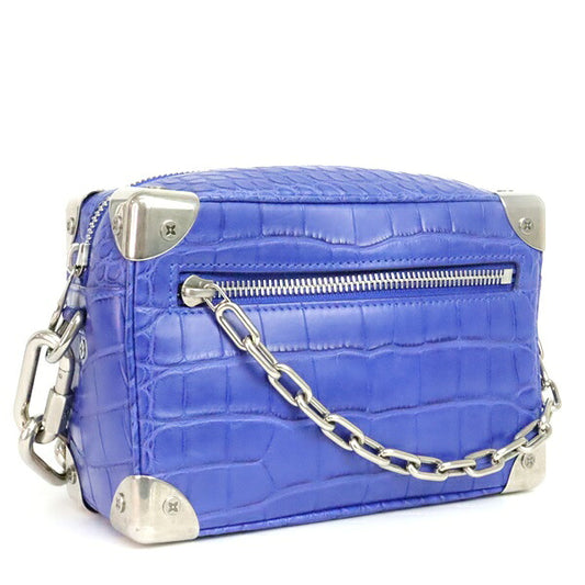 Louis Vuitton Soft Trunk Crocodile Bag Blue Size ONE SIZE
