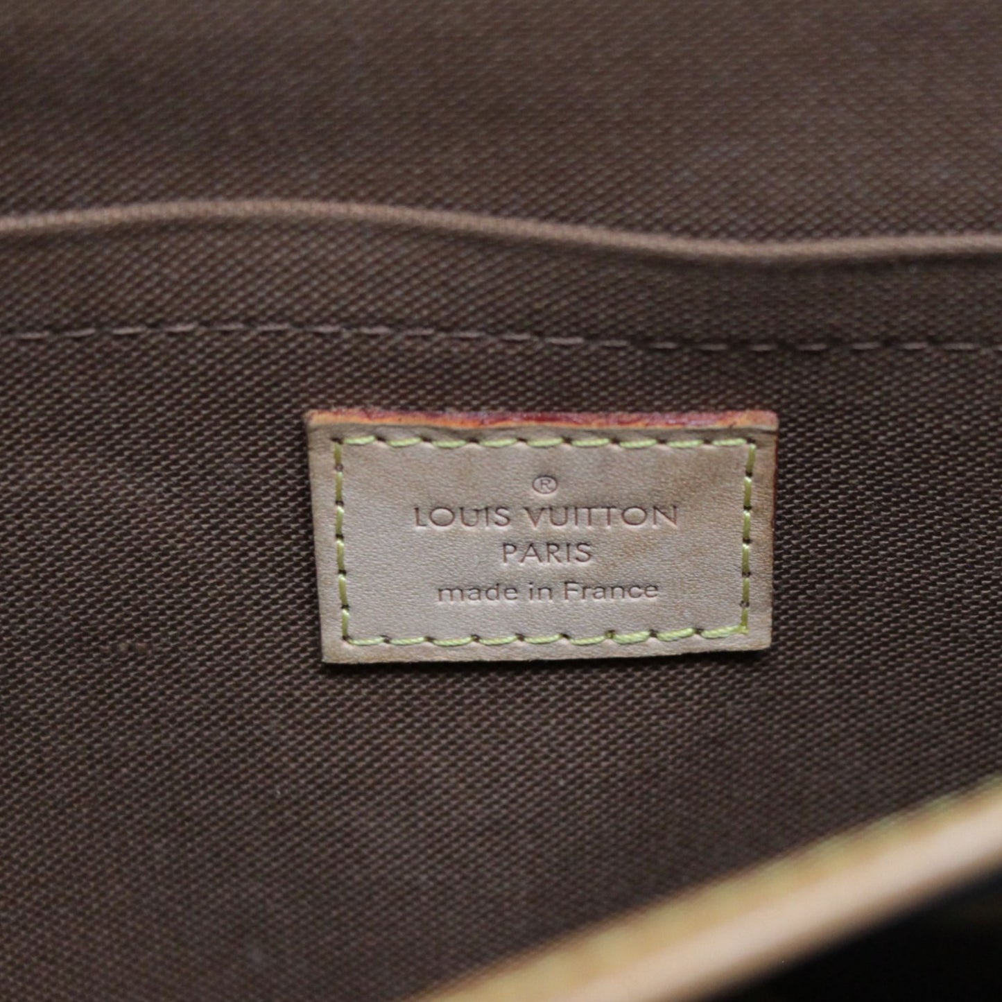 LOUIS VUITTON Monogram Sologne Bag Brown Size ONE SIZE