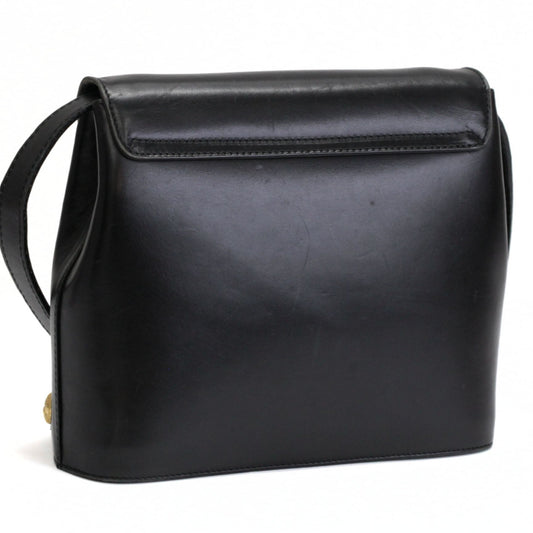 Salvatore Ferragamo Vintage Leather Bag Black Size ONE SIZE