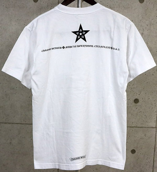 CHROME HEARTS Old Vintage Star Print Pocket T-Shirt Size M