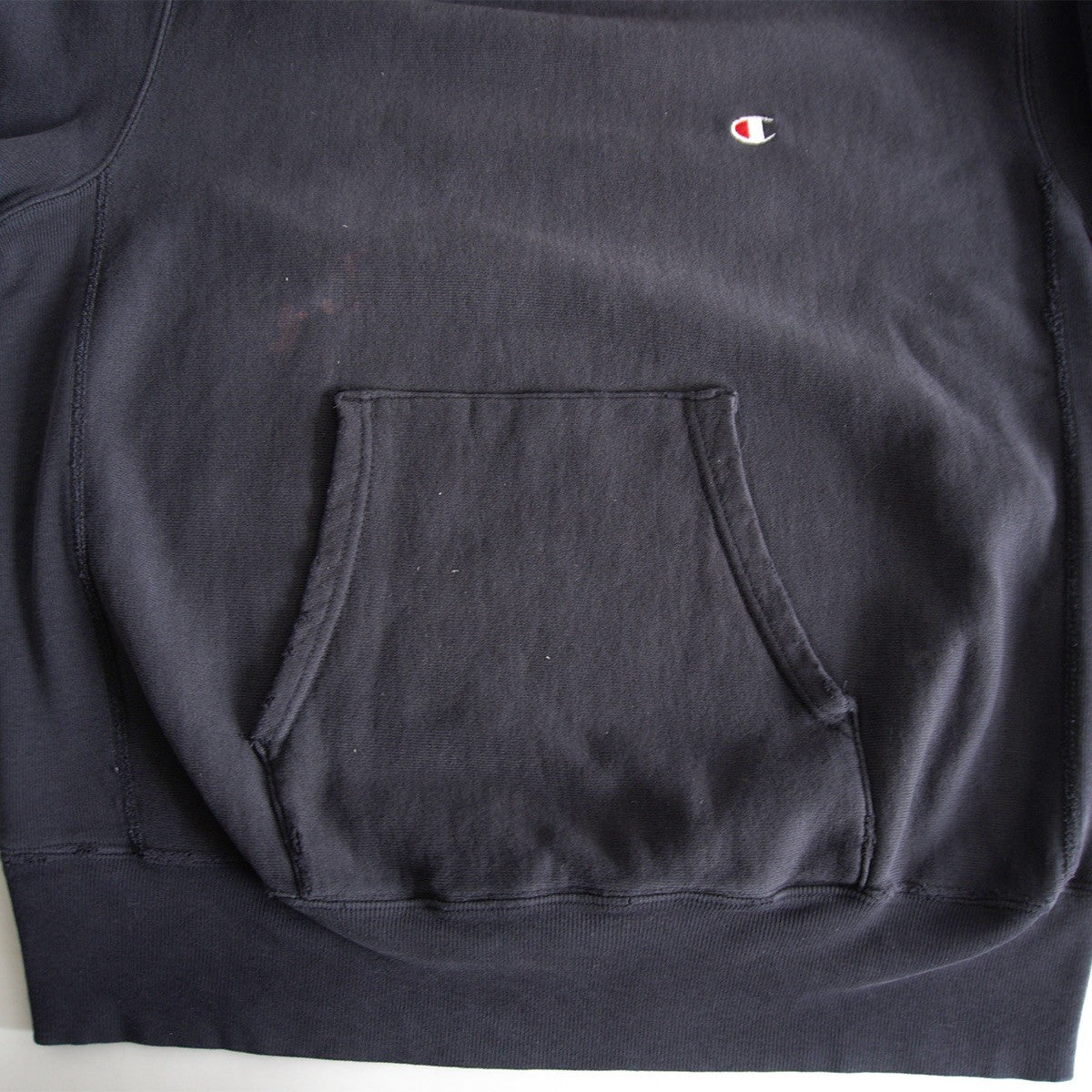 Champion 90S Reverse Weave Hoodie Black Size XL