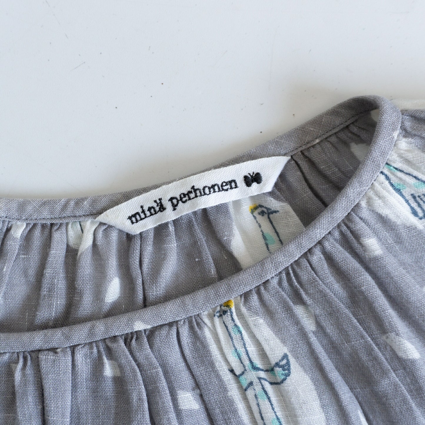 mina perhonen Cross Bird Textile Blouse Size 38
