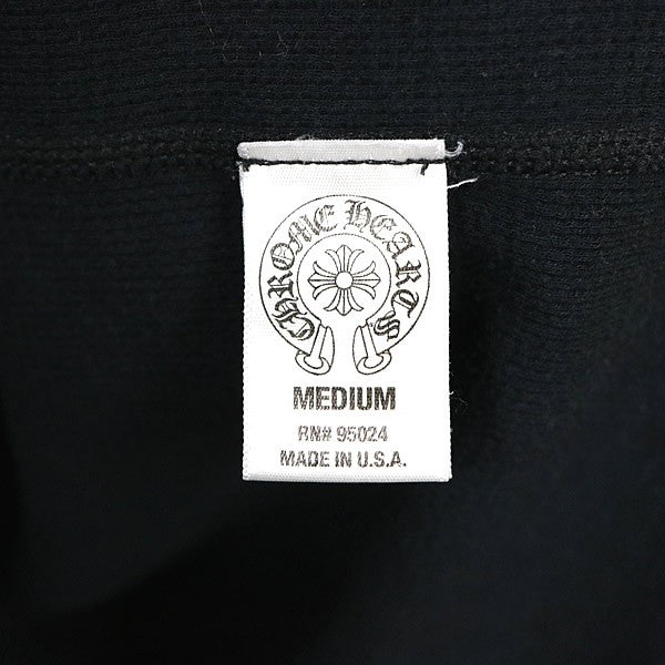CHROME HEARTS Old Circle CH Plus Thermal Tee Black Size M