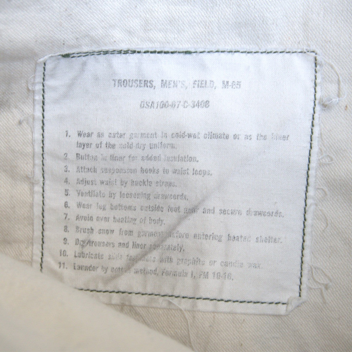 US ARMY 1967 Vintage M-65 Field Cargo Size SMALL-REGULAR