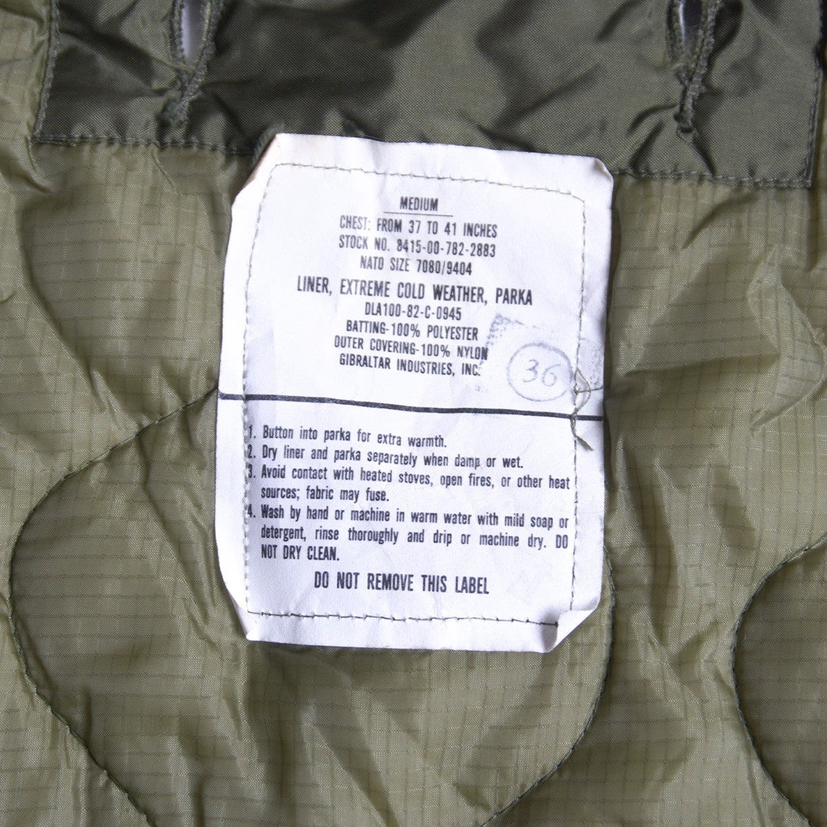 US ARMY 70s M-65 Fishtail Mod Parka Full Set Size M