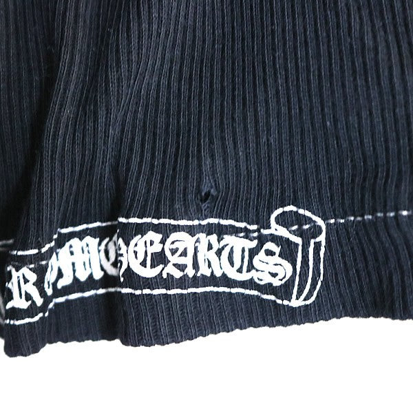 CHROME HEARTS Old "FUCK YOU" Large Cross Top Black Size L