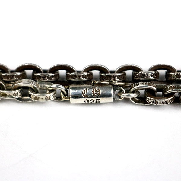 CHROME HEARTS Paperchain Necklace 20" 925 Silver