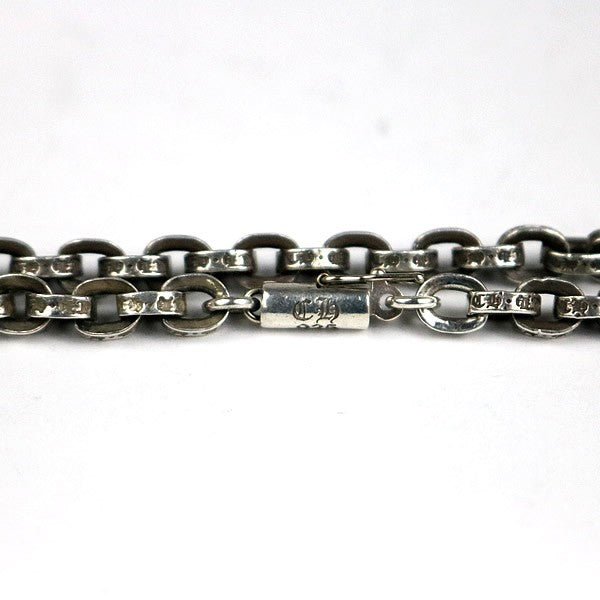 CHROME HEARTS Paperchain Necklace 24" 925 Silver