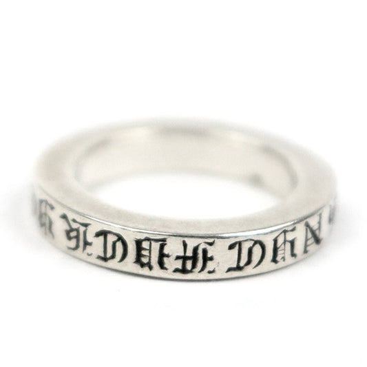 CHROME HEARTS NYC Limited 3mm Spacer Ring SV925 Size JP 6.5