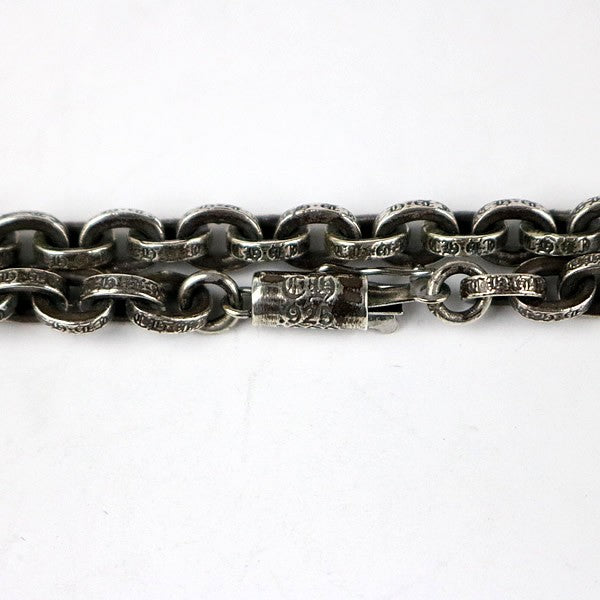 CHROME HEARTS Paperchain Necklace 30" 925 Silver