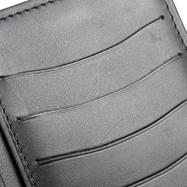 Berluti Santal Scritto Calligraphy Zip Wallet Black