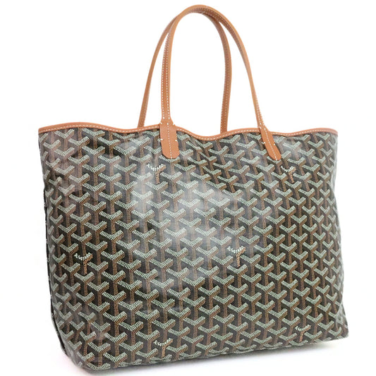 GOYARD St. Louis PM Tote Bag Black Brown