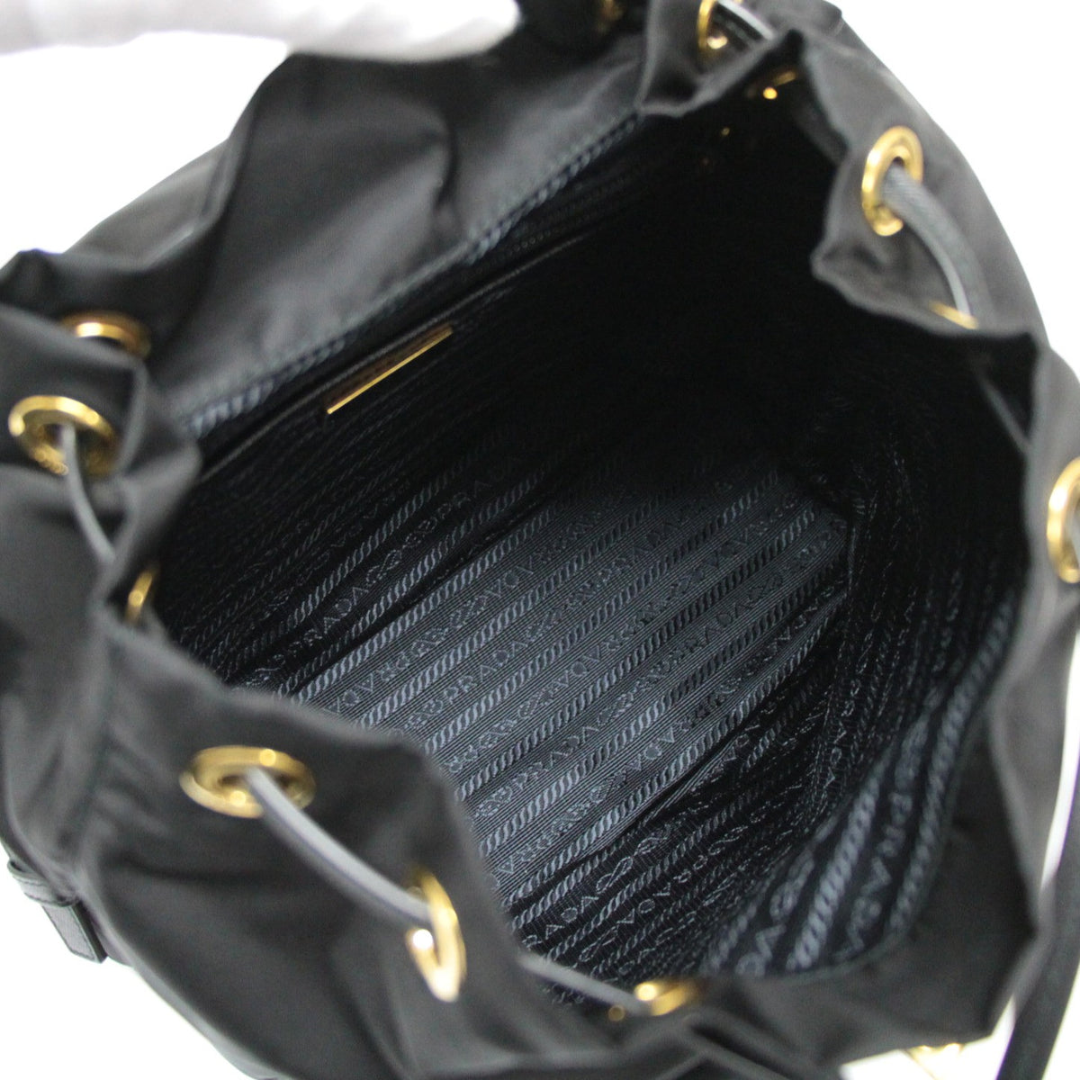 PRADA Robot Triangle Multi-Color Backpack