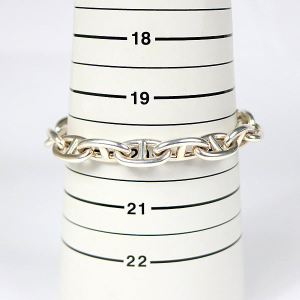 HERMES Chaine d'Ancre GM Bracelet Silver