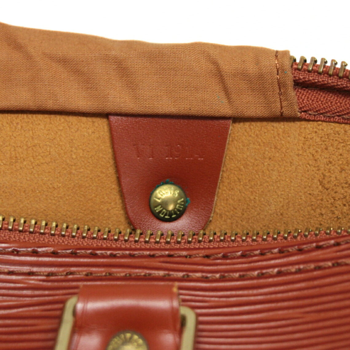 Louis Vuitton Epi Speedy 30 Kenya Brown Boston Bag