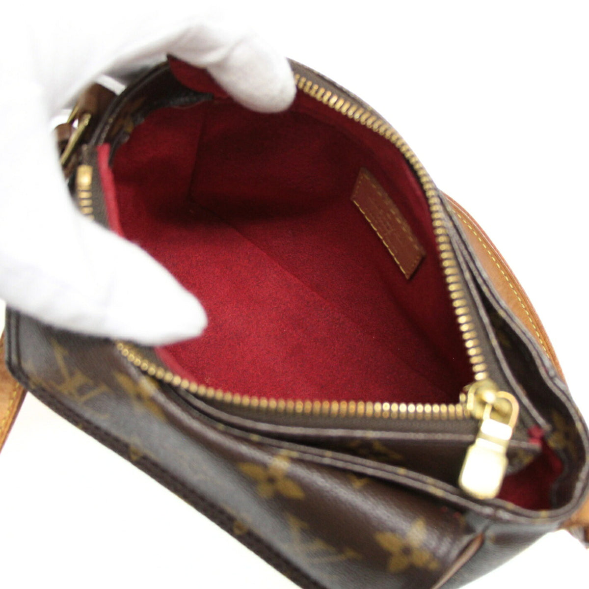 Louis Vuitton Monogram Vivacite Bag Brown