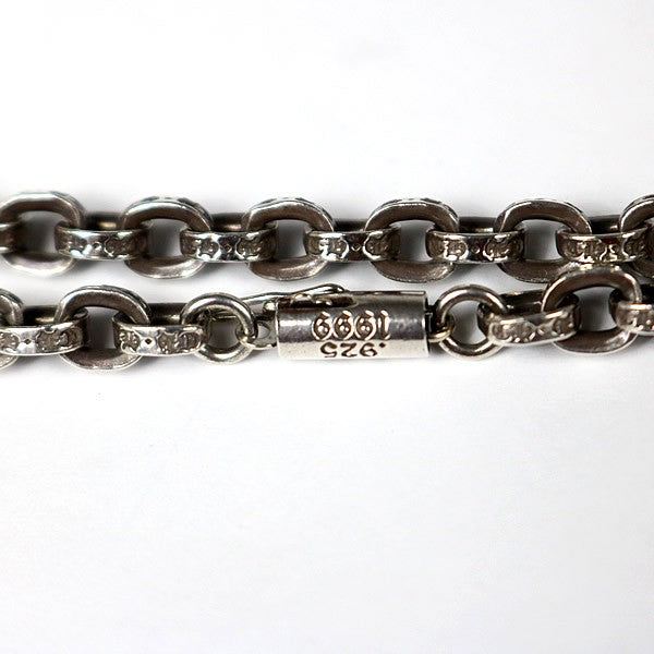 CHROME HEARTS Paper Chain Necklace Silver